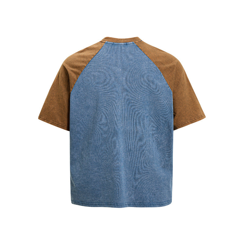 New Revolution Color Block Raglan T-Shirt