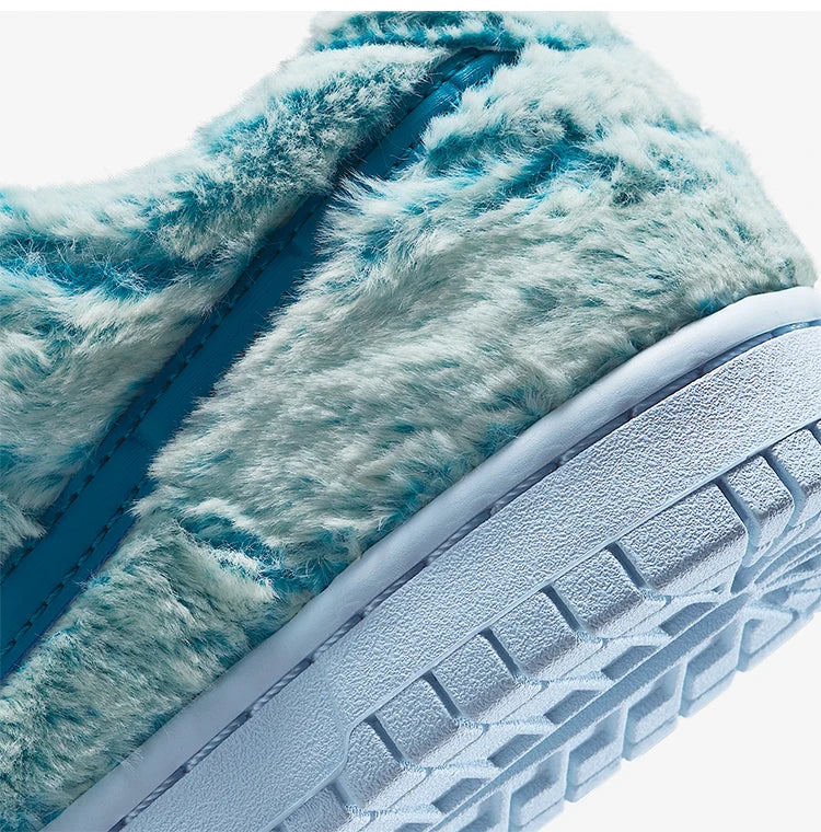 Nike genuine Dunk Low GS women's plush fashion sports shoes IM7171-301