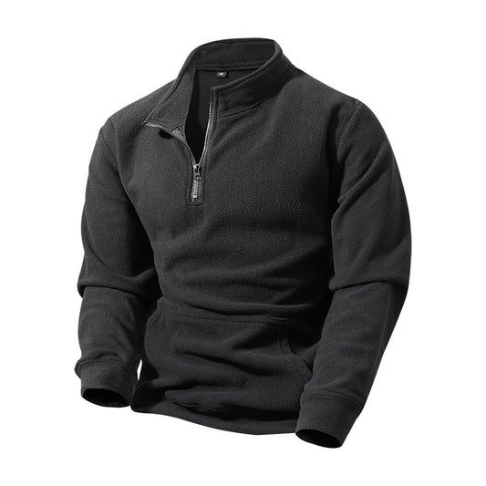Men's Fashion Half-Zip Pullover Hoodie