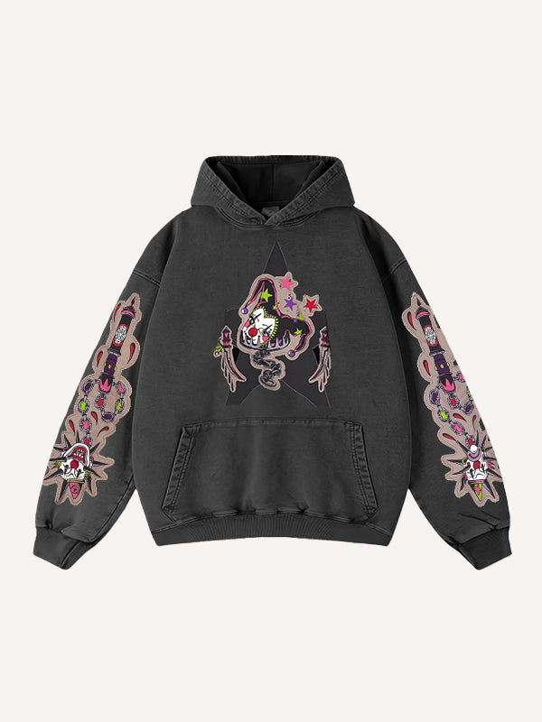 Fashion Casual Printed Polyester Sweater