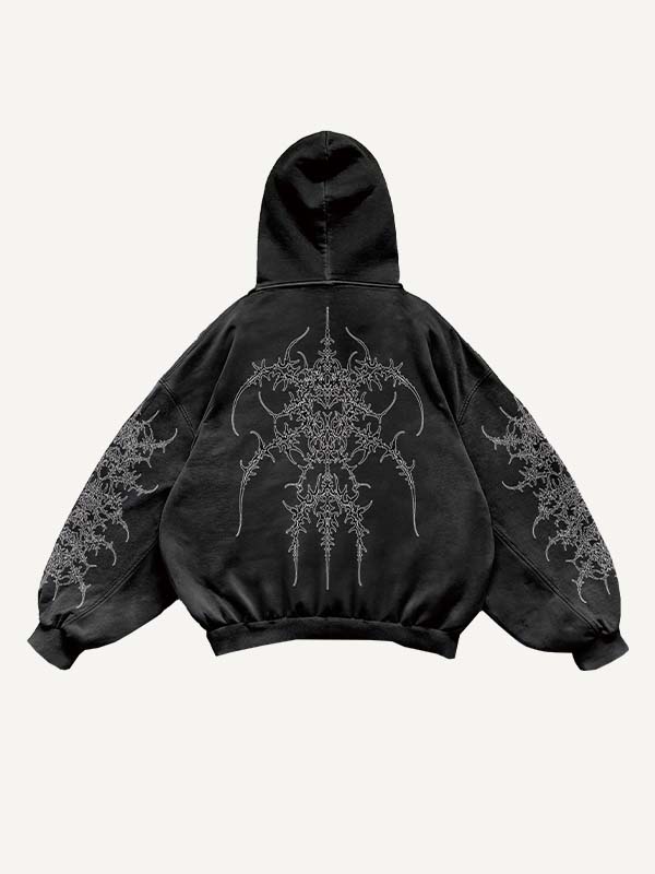 Fashion Casual Printed Polyester Sweater