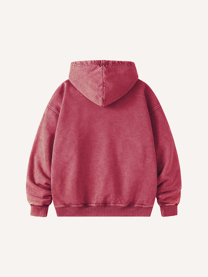 Fashion Casual Printed Cotton Hoodie Sweater – Oversized Streetwear Pullover, Comfortable Everyday Hoodie for Women & Men