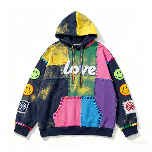 Fashion Casual Printed Polyester Sweater