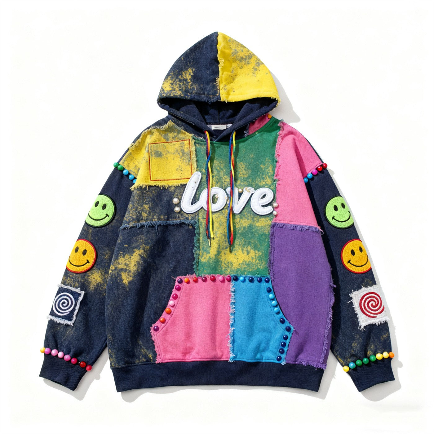 Fashion Casual Printed Polyester Sweater