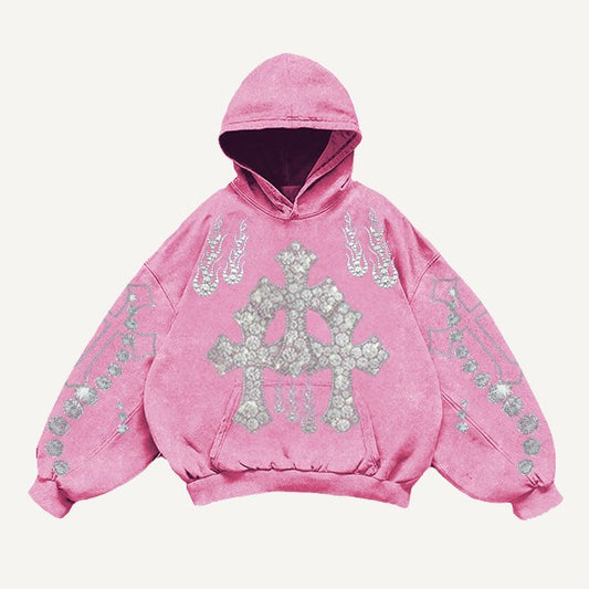 Fashion Casual Printed Polyester Sweater