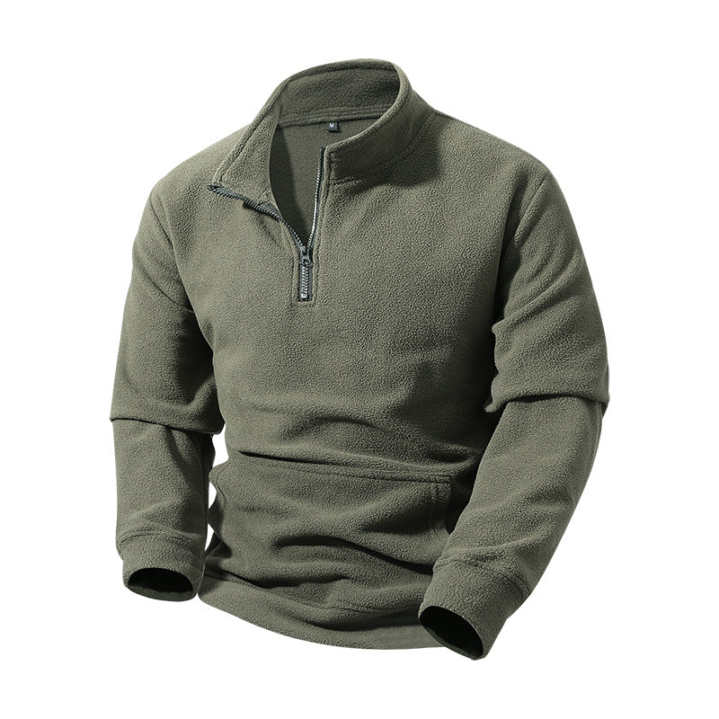 Men's Fashion Half-Zip Pullover Hoodie