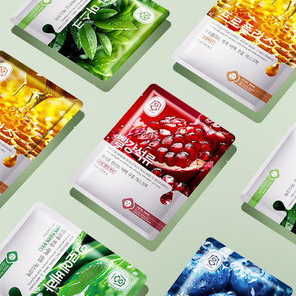 Gong Pei Aloe Vera Moisturizing And Brightening Fresh Extract Sheet Mask 25ml