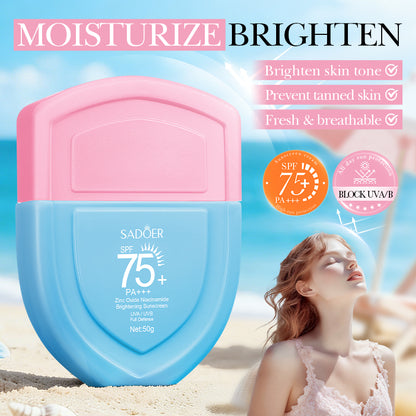 SADOER Zinc Oxide Niacinamide Brightening Sunscreen 50g