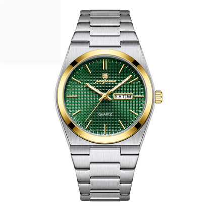 Luminous Quartz Waterproof Calendar Watch
