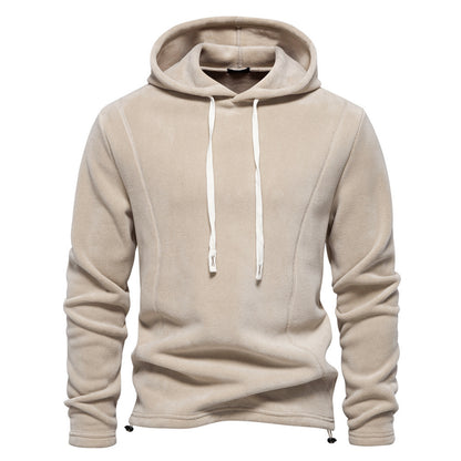 Men's Autumn And Winter New Stand Collar Half Zip Long-sleeved Sweater