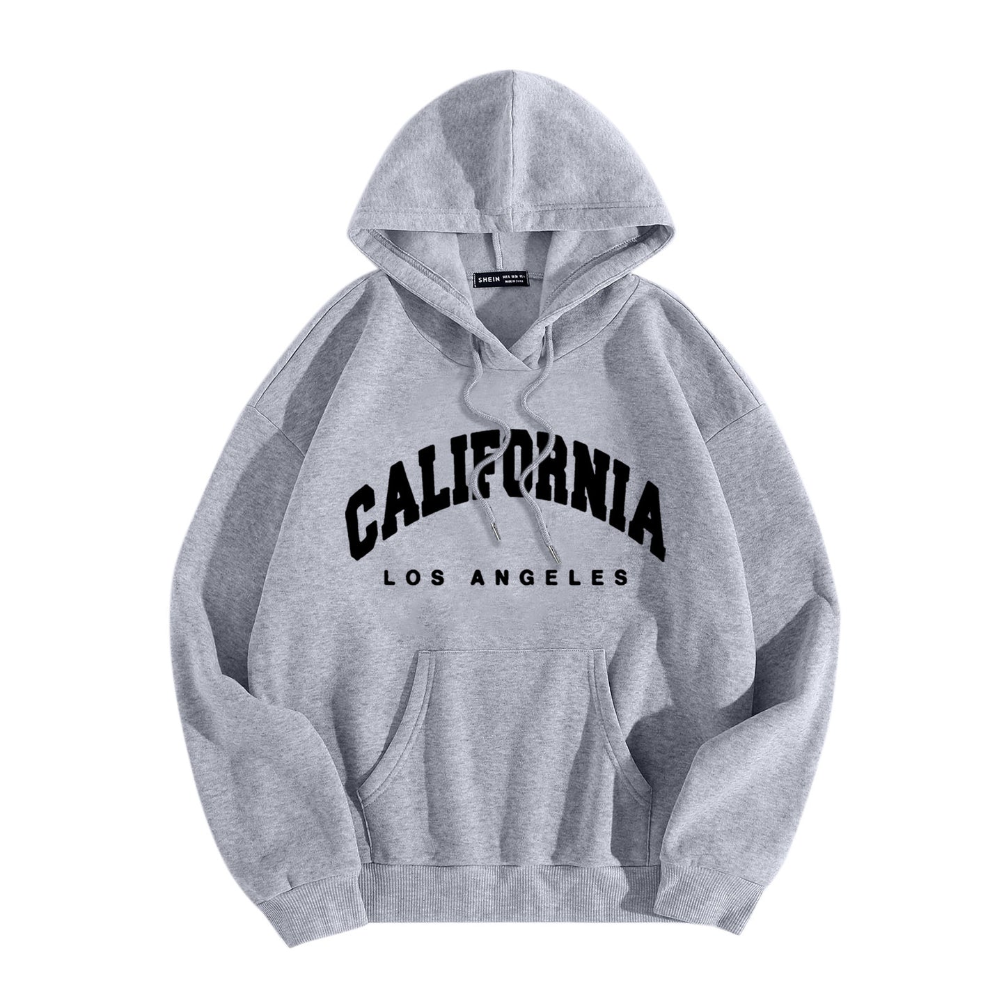 Hoodie With Letter Print Sweater