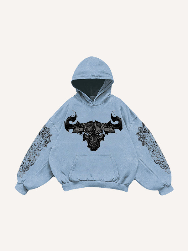 Fashion Casual Printed Polyester Sweater