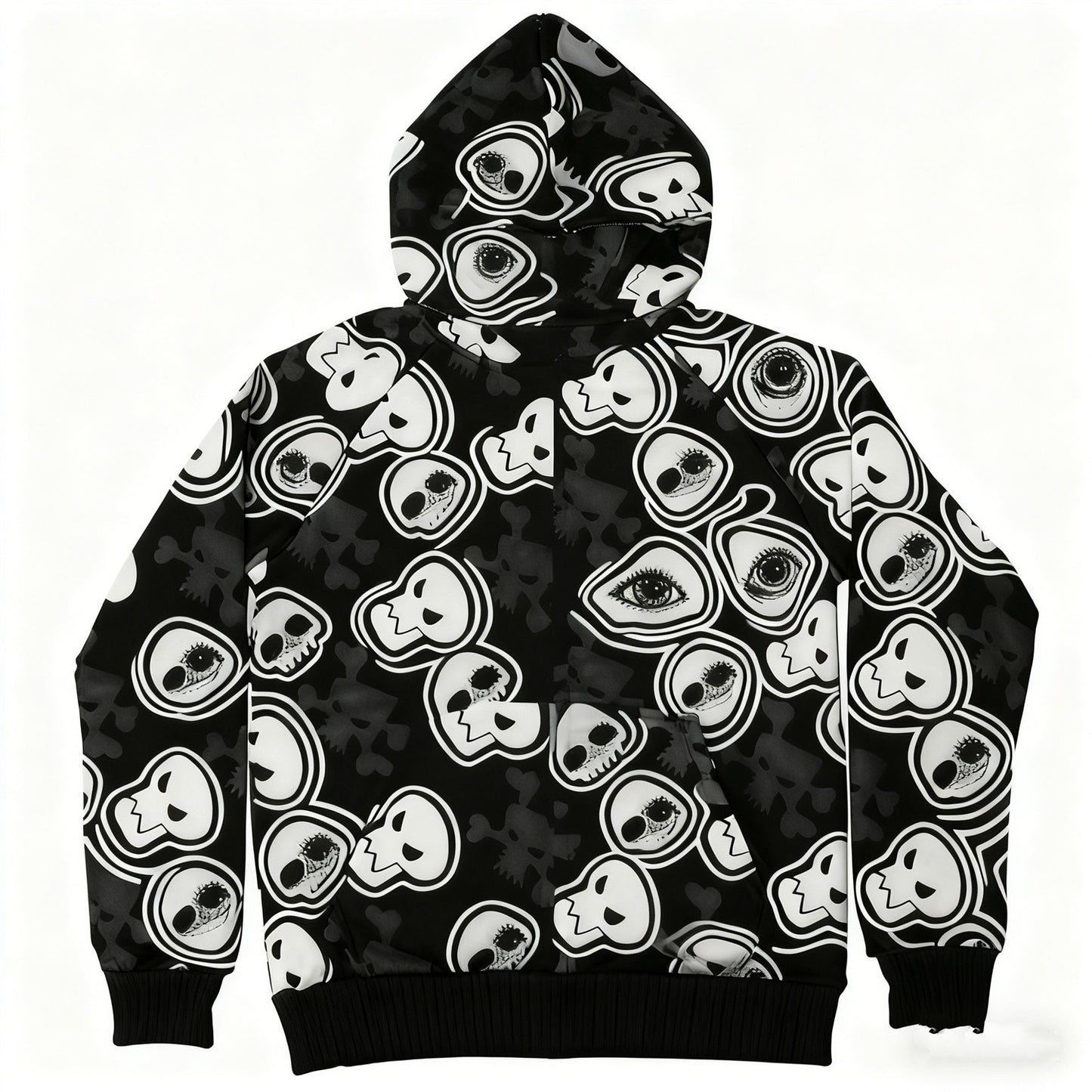 Fashion Casual Printed Polyester Sweater