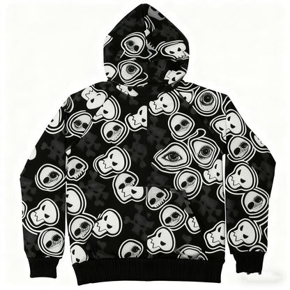 Fashion Casual Printed Polyester Sweater
