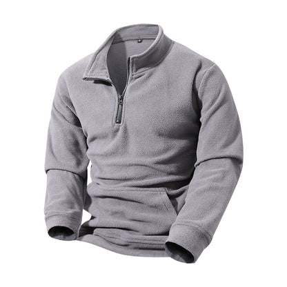 Men's Fashion Half-Zip Pullover Hoodie