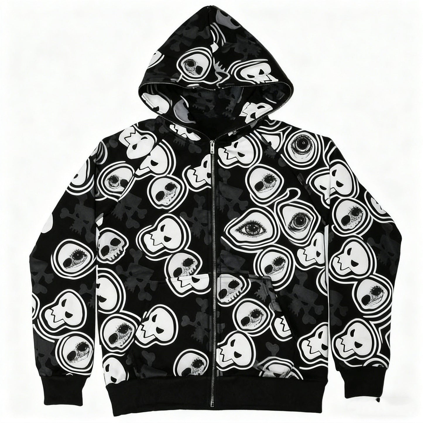 Fashion Casual Printed Polyester Sweater