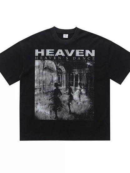 Heaven's Dance Oversized Graphic T-Shirt