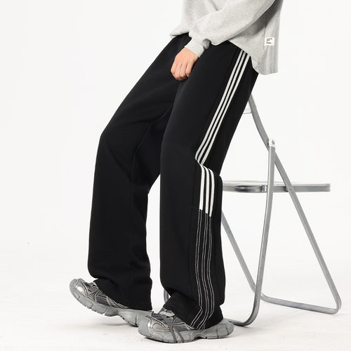 Oversized Straight-leg Casual Pants