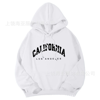 Hoodie With Letter Print Sweater