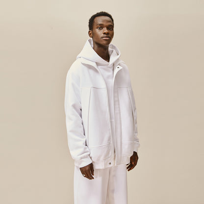 Men's New 400g High Quality Fleece Collar Coat