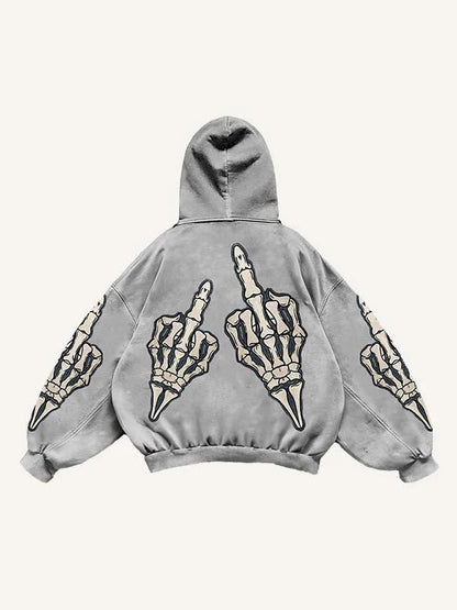 Fashion Casual Printed Polyester Sweater