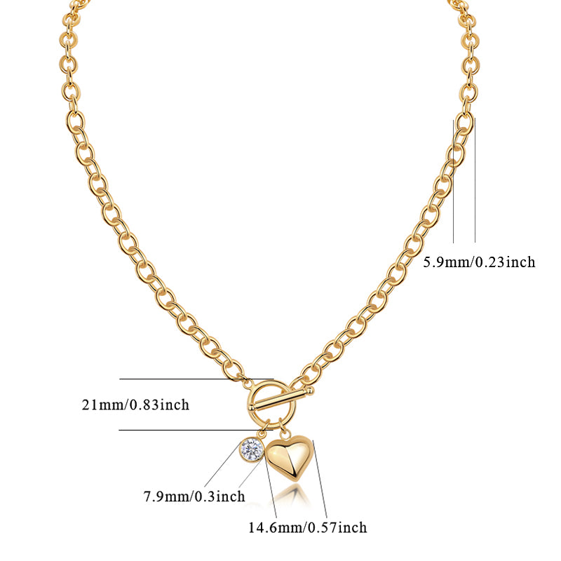Meteor Wish - A Fashionable And Trendy Necklace Pendant Set With Top-quality Moissanite S925 And Silver Plated With Gold Can Be Tested With A Diamond Pen