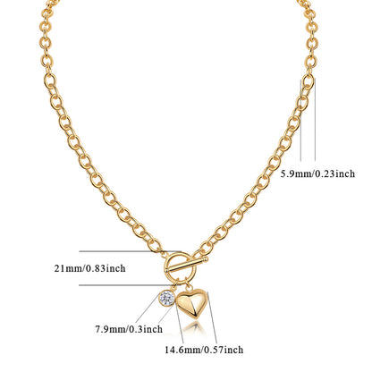 Meteor Wish - A Fashionable And Trendy Necklace Pendant Set With Top-quality Moissanite S925 And Silver Plated With Gold Can Be Tested With A Diamond Pen