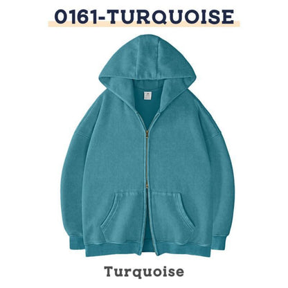 Men's And Women's Casual Zipper Hoodies