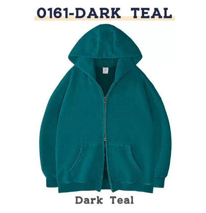 Men's And Women's Casual Zipper Hoodies