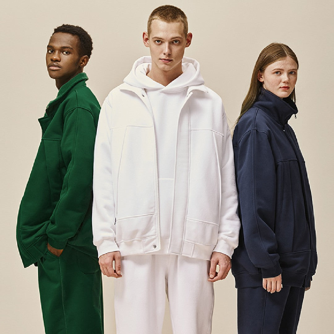 Men's New 400g High Quality Fleece Collar Coat