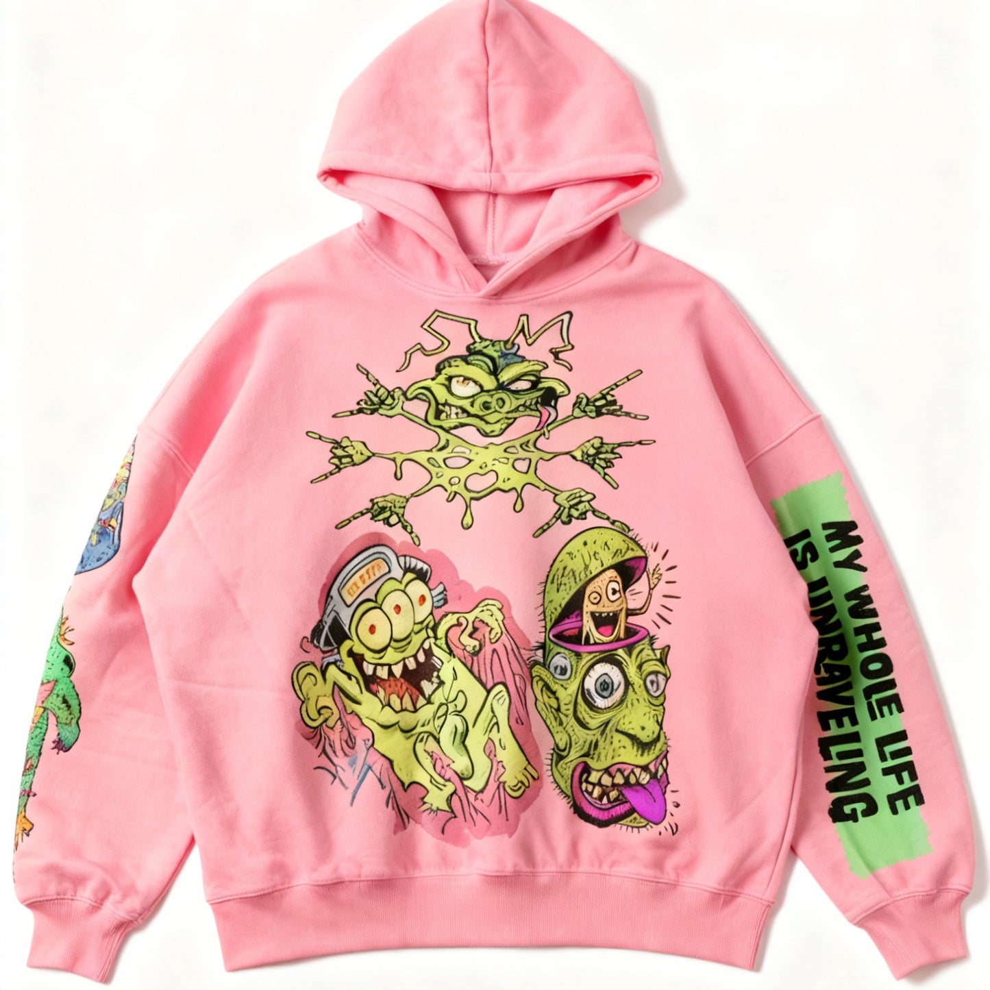 Fashion Casual Printed Polyester Sweater