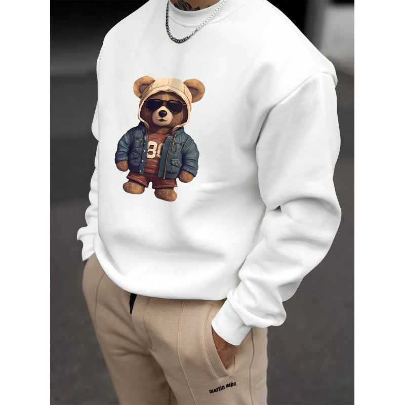 Fashionable 3D Digital Print Hoodless Sweatshirt For Teenagers Unisex