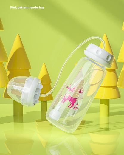 Baby Hand-free Standard Diameter 240ml Feeding Bottle