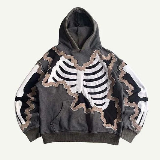 Fashion Casual Printed Polyester Sweater