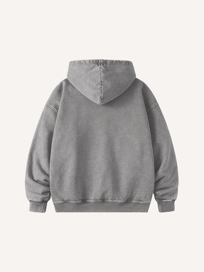 Fashion Casual Printed Cotton Hoodie Sweater – Oversized Streetwear Pullover, Comfortable Everyday Hoodie for Women & Men