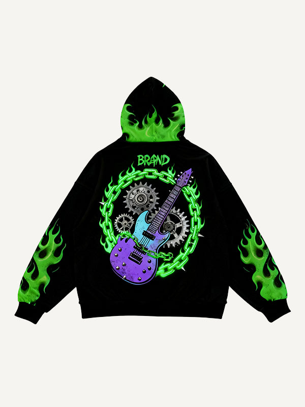 Fashion Casual Printed Polyester Sweater