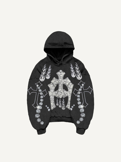 Fashion Casual Printed Polyester Sweater