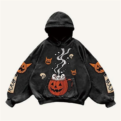 Fashion Casual Printed Polyester Sweater