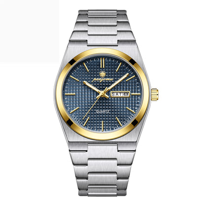 Luminous Quartz Waterproof Calendar Watch