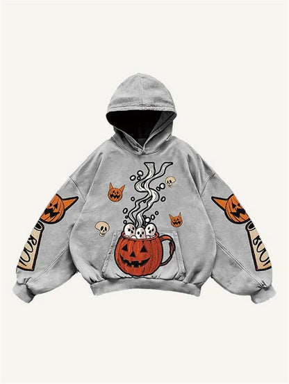 Fashion Casual Printed Polyester Sweater