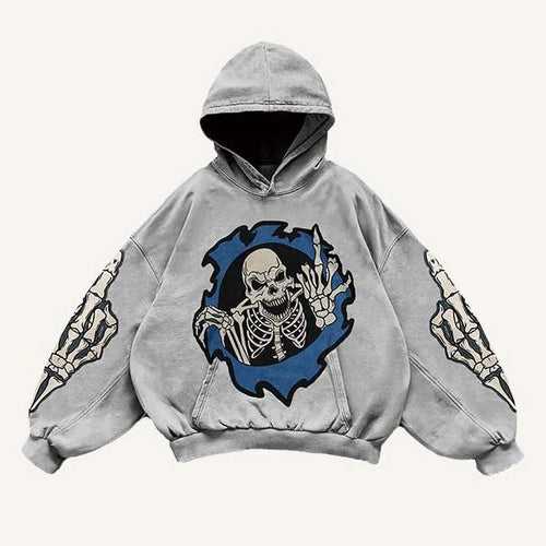 Fashion Casual Printed Polyester Sweater