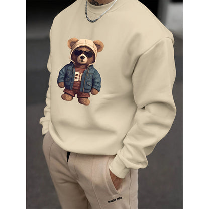 Fashionable 3D Digital Print Hoodless Sweatshirt For Teenagers Unisex