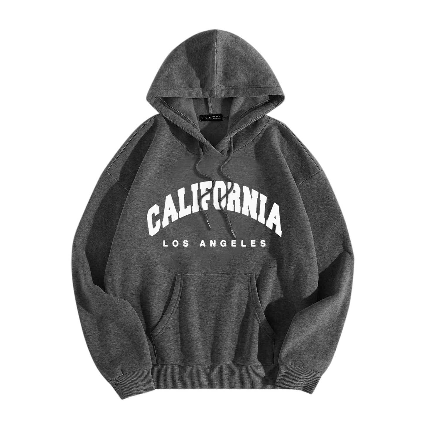 Hoodie With Letter Print Sweater