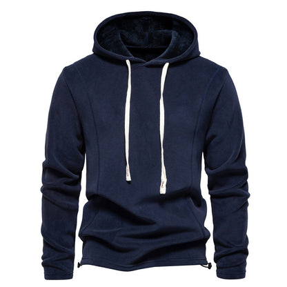 Men's Autumn And Winter New Stand Collar Half Zip Long-sleeved Sweater