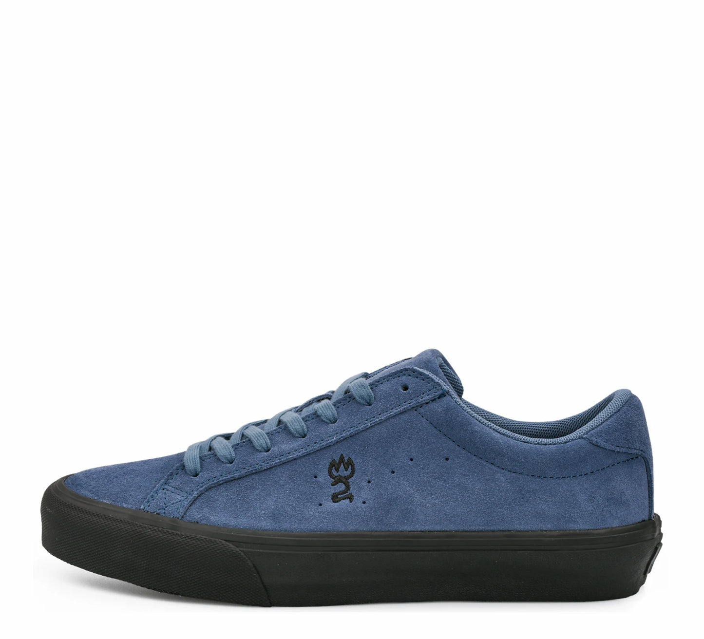 Goluck Designer Skate Shoes For Skateboarding Unisex Suede Leather Blue Trainers  Rubber Sole Sport sneake Walking Casual  Shoe