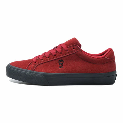 Goluck Designer Skate Shoes For Skateboarding Unisex Suede Leather Blue Trainers  Rubber Sole Sport sneake Walking Casual  Shoe