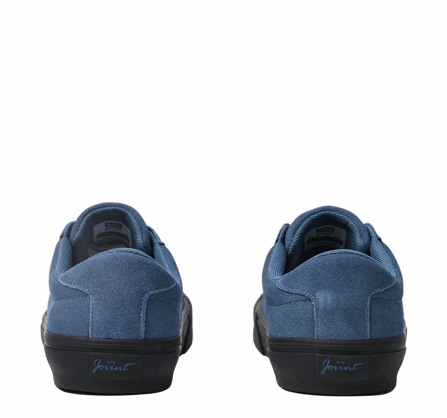 Goluck Designer Skate Shoes For Skateboarding Unisex Suede Leather Blue Trainers  Rubber Sole Sport sneake Walking Casual  Shoe