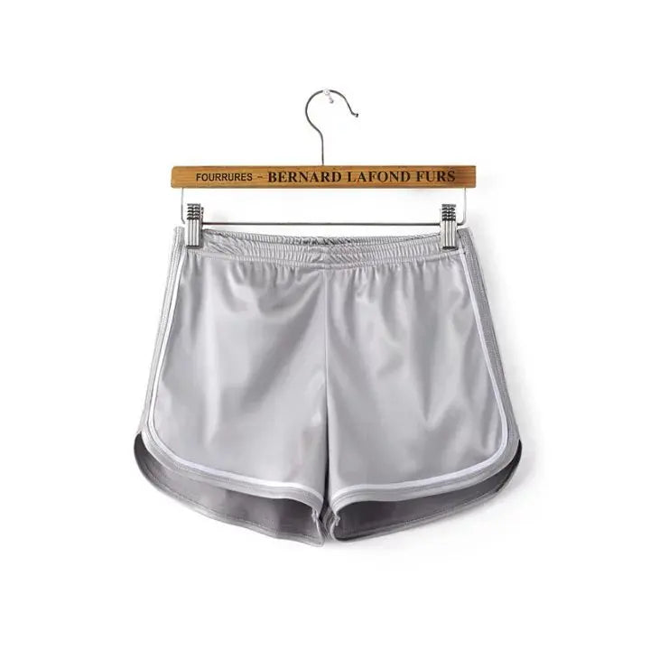 New Women Shorts Summer Silk Slim Beach Casual White Egde Shorts Hot