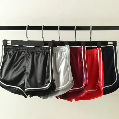 New Women Shorts Summer Silk Slim Beach Casual White Egde Shorts Hot