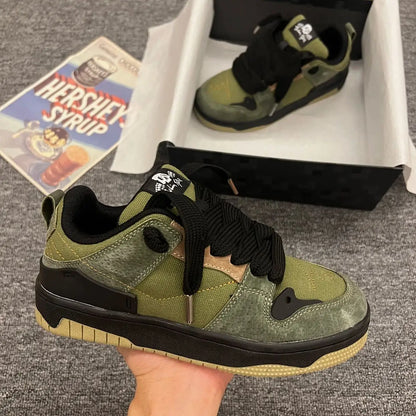 New Women's Fashion Versatile Skateboard Shoes Casual Breathable Sports Shoes